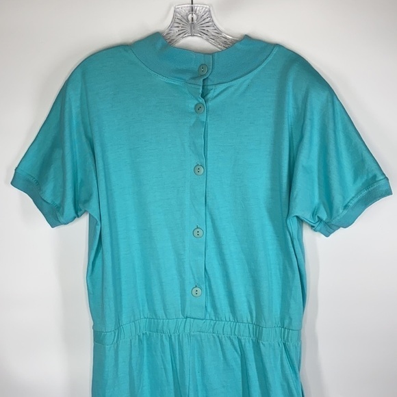 Vintage Justin Allen Sailing Sport Classics Blue 80's Jumpsuit Rare Size Large - Picture 2 of 15